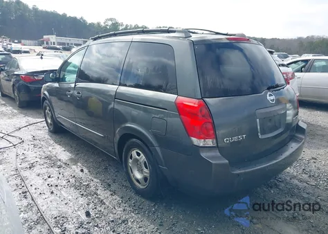 2004 Nissan Quest 3.5 Se z USA, uszkodzony, nr VIN 5N1BV28U14N370178